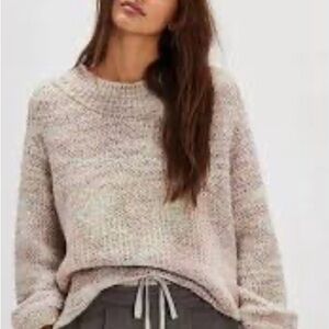 Free People Cotton Candy Sweater in Gardenia